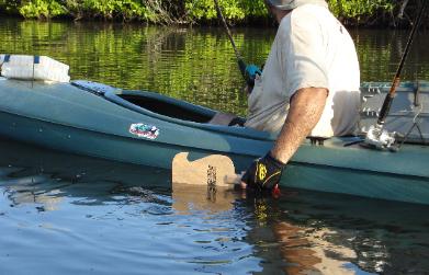 Fishing with Predator Kayak Fishing Hand Paddle
